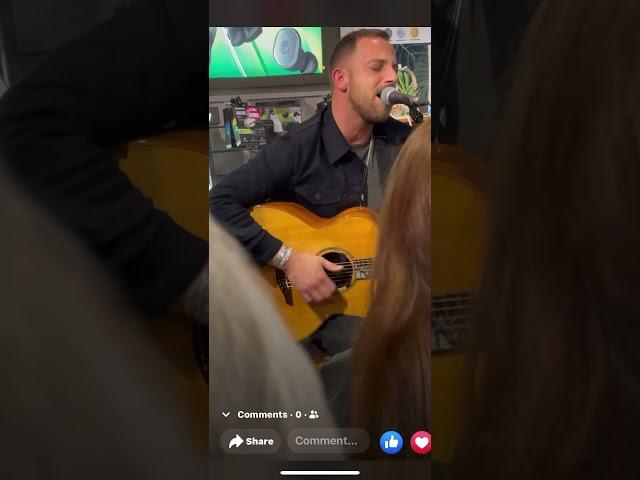 James Morrison sings “This Boy” live@ HMV, Nottingham 14/2/22