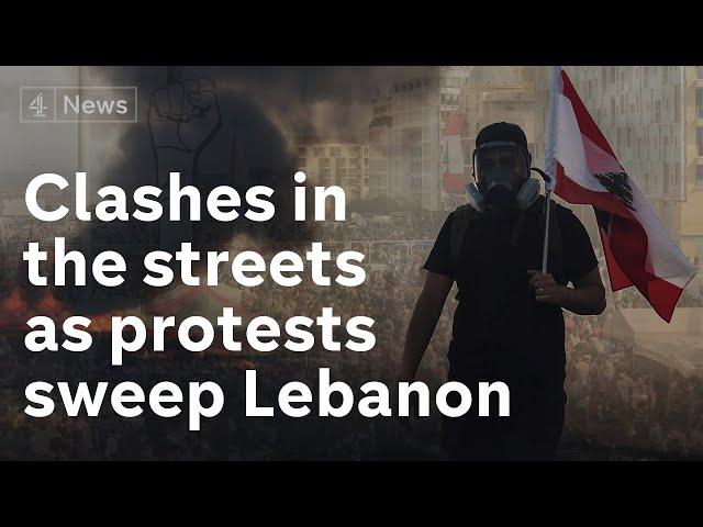 Beirut blast sparks violence and widespread protests in Lebanon