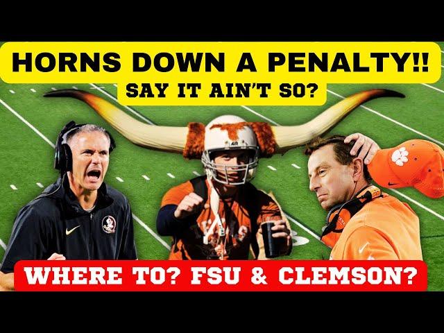 HORNS DOWN A PENALTY!!? TENNESSEE FOOTBALL, CLEMSON FOOTBALL, FLORIDA STATE ,TEXAS A&M FOOTBALL