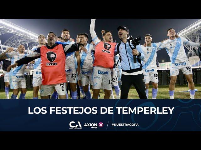 Los festejos del Temperley clasificado a Cuartos de Final