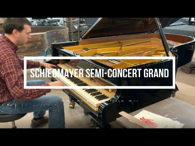 Piano Restoration (with commentary): German Semi Concert Grand