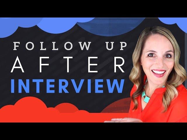 How To Follow Up After A Job Interview - Interview Follow Up Email Template