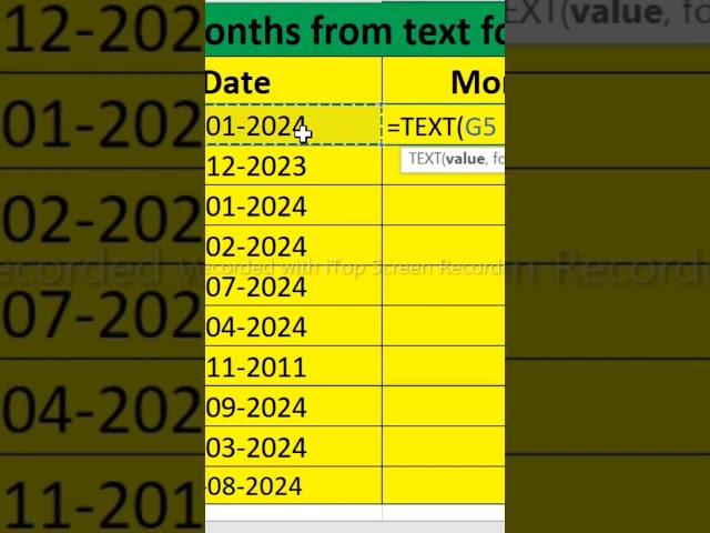 find Month  from text formula. #excel #excelguru #exclusive #excelbymaneeshkumar #microsoftformula