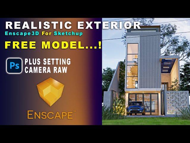 ENSCAPE TUTORIAL ( REALISTIC EXTERIOR )