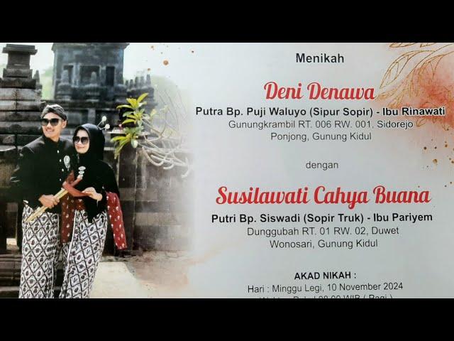 Ngunduh Mantu DENI DENAWA & SUSILOWATI || NURI PRODUCTION