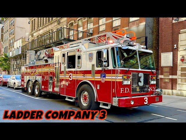  FLEET FRIDAY  FDNY LADDER COMPANY 3 ~ BRAND NEW 2024 SEAGRAVE ATTACKER 100’ AERIAL