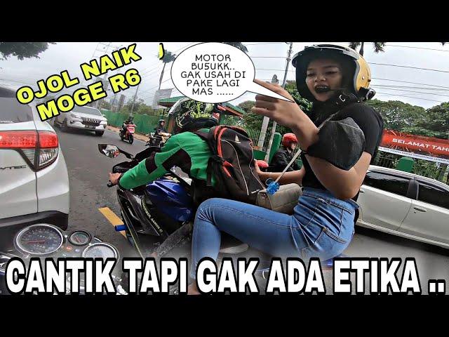 CEWEK GAK TAU D1RI ...BARU Naik MOGE R6 BELAGU Banget, MOTOR NINJA GUE DI HIN4 BUTUT KARENA NGASEP..