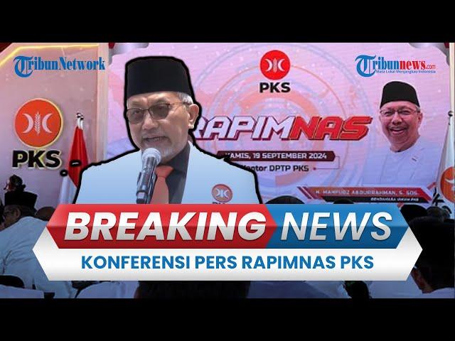  BREAKING NEWS: PKS Gelar Rapimnas Bahas Pilkada 2024, Prabowo Subianto Batal Hadir