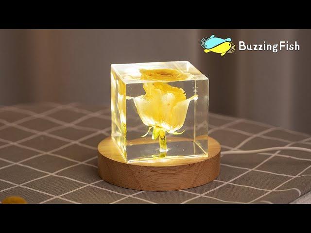  What Happens When You Put Fresh Rose Flower In Resin? | Fresh Rose VS Dried Rose 