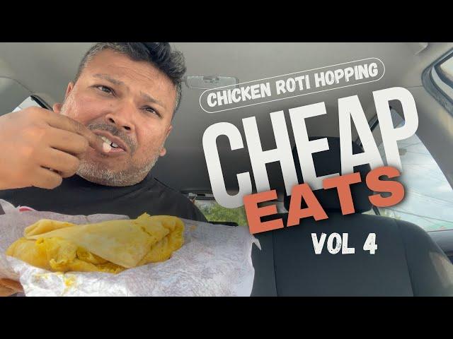 $15 and Under Chicken Roti in South/Central Trinidad