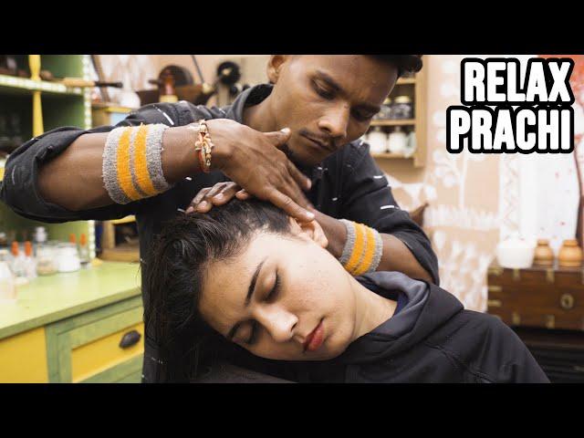 ASMR INDIAN HEAD MASSAGE | RELAX together with PRACHI  The Quiet Barbershop