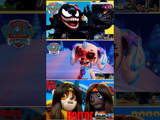 PAW Patrol Zombie: Zuma, Skye, Rocky and Marshall #pawpatrol #shorts #horror #zombie #brawlstars