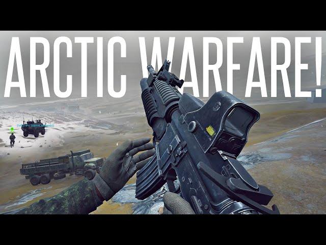 THE BATTLE FOR THE ARCTIC! - SQUAD 100 Player Realistic Warfare