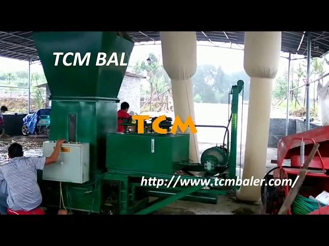 Rice grass baler Corn silage bagging machine