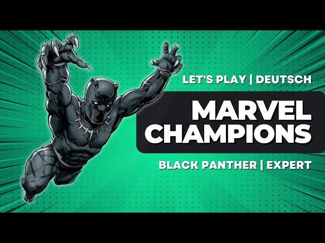 Marvel Champions | Black Panther vs Crossbones | Let's Play Deutsch | Expert | Solo Playthrough