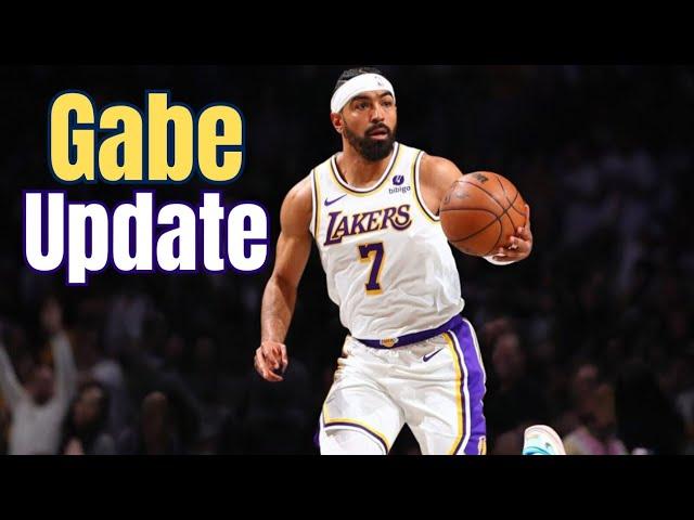 Lakers Gabe Vincent Update