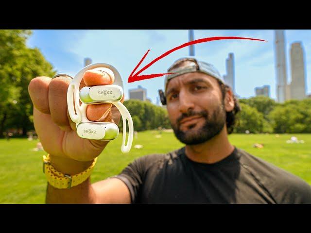 NYC Day in the Life with the NEW Shokz OpenFit Air #ad