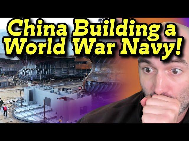 US Intel: China Constructing a World War Scale Navy!!