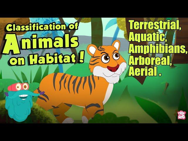 HABITAT OF ANIMALS | Classification Of Animals On Habitat | The Dr Binocs Show | Peekaboo Kidz