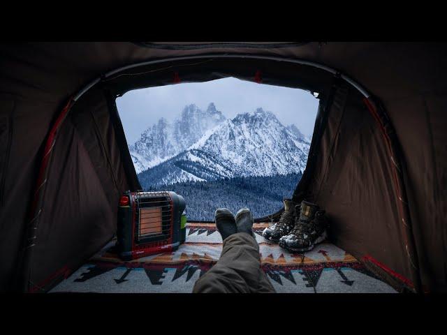 -12C Winter Camping in Idaho - Living out of my JEEP