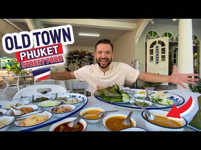 Old Town Phuket DIY THAI STREET FOOD BREAKFAST TOUR  Best Dim Sum / Khanom Jeen - ฝรั่งกินอาหารไทย