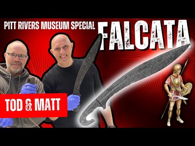 EXCEPTIONAL Iberian FALCATA SWORD at the Pitt River Museum with @tods_workshop