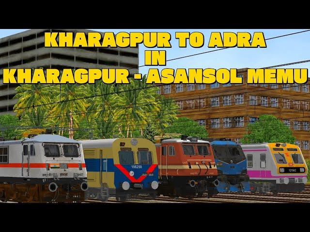 Journey In A MEMU : A Realistic Ride To Adra From Kharagpur In 18027 Kharagpur Asansol MEMU