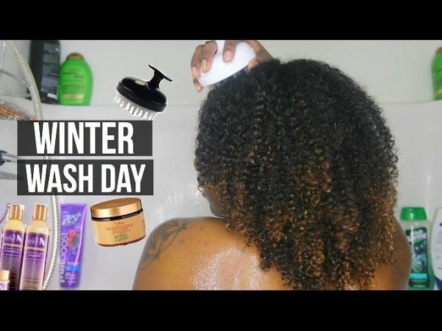 Winter Wash Day Routine | Nia Imani