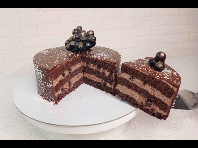 Bake ONE CAKE! CHOCOLATE MILK GIRL cake with A TWIST! WITHOUT A MIXER! A very delicious cake