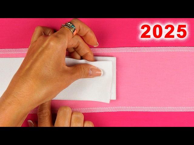  These Methods of Sewing Elastic Showed the BEST Quality in 2025! (Part #63)