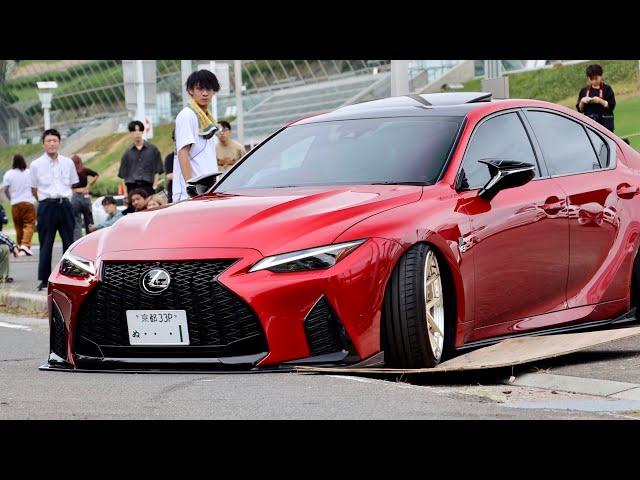 【車高短ギリギリ搬出!!】RAWCARism 2024約300台のカスタムカーが搬出!! 【4K】roll out /JDM/Stance/VIP