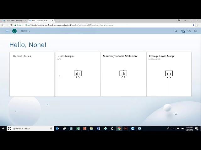 SimpleFi – Analytics, Dashboards and Smart Insights   Live Intro to SAP Analytics Cloud   August 23r