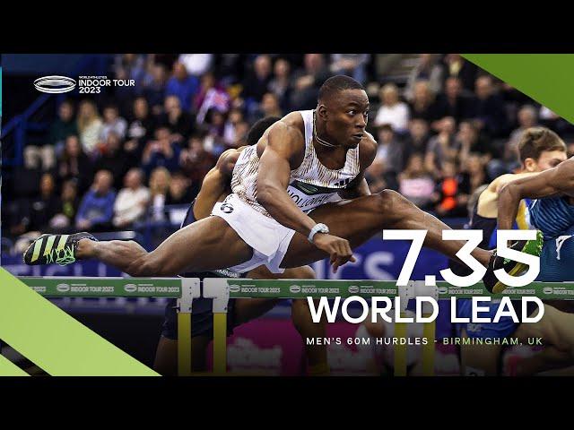 Holloway  storms to 60m hurdles world lead  | World Indoor Tour 2023