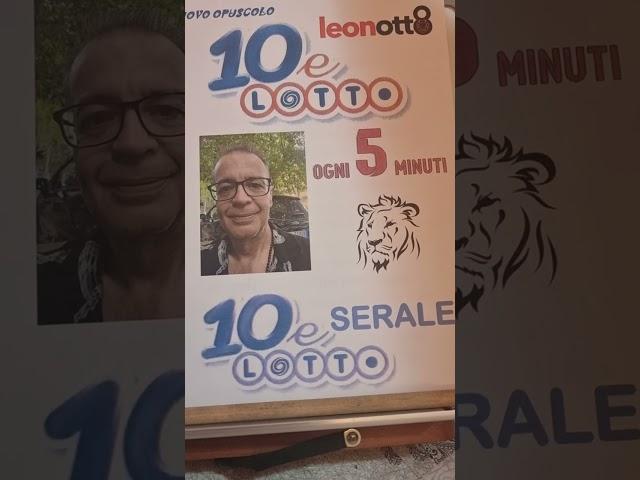 ALLE 10 APPUNTAMENTO  PER IL 10 E LOTTO OGNI 5 MINUTI E 10 NUMERI DA GIOCARE PER QUESTA SERA!!!