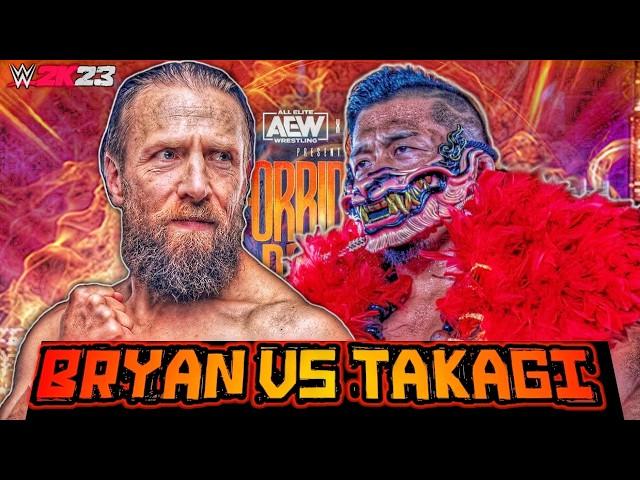 BRYAN DANIELSON VS SHINGO TAKAGI | براين دانيلسون ضد شينجو تاكاغي في FORBIDDEN DOOR في لعبة WWE 2K23