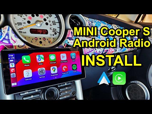 Installing an Android Head Unit in a MINI Cooper with Harman Kardon! (R50, R52, R53 + HK Enabler)