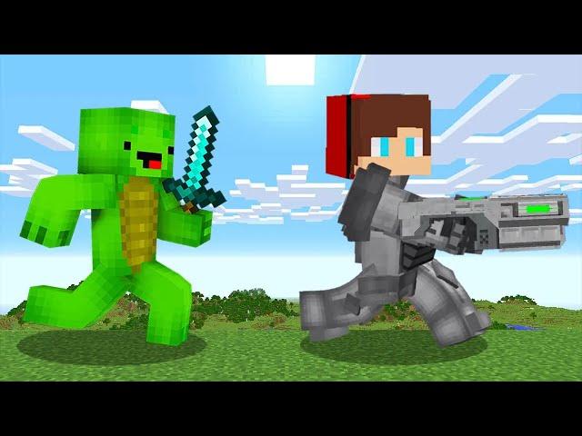 Powerful Speedrunner VS Hunter in Minecraft