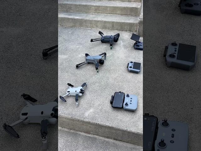 DJI Mini 4 Pro vs Air 3s vs Mavic 4 Pro: Best Sound? #dji #drone #shorts