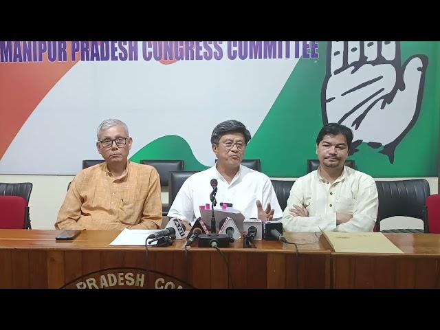 Press Briefing By:  Shri.Kh.Devbrata Singh,Working President, Manipur PCC.