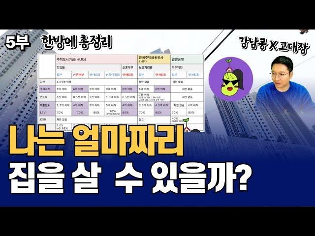 (총정리) 주택담보대출, 신혼부부, 생애최초, 신생아특례 뭐가 가장 좋을지 쉽게 알려드립니다. (고대장x강남콩 5부)