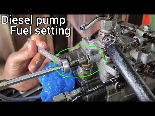 Toyota 1hz diesel pump fuel setting - Toyota 1hz fuel injection pump