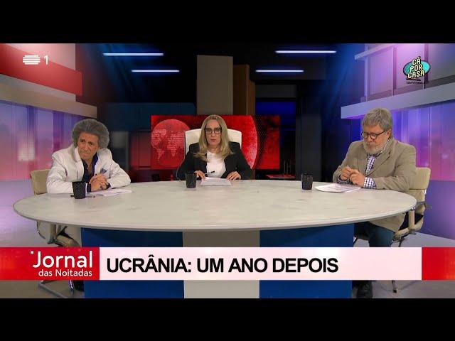 “JORNAL DAS NOITADAS – Ucrânia: Um Ano Depois” | Cá Por Casa | RTP