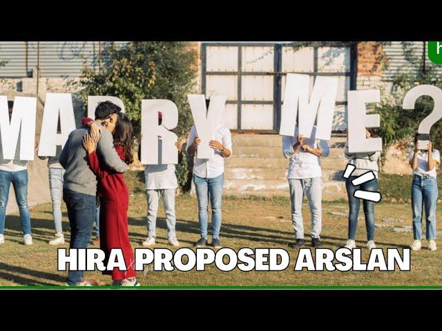 Hira Proposes Arslan | Flash Mob Proposal | Hira Khan | Arslan Khan