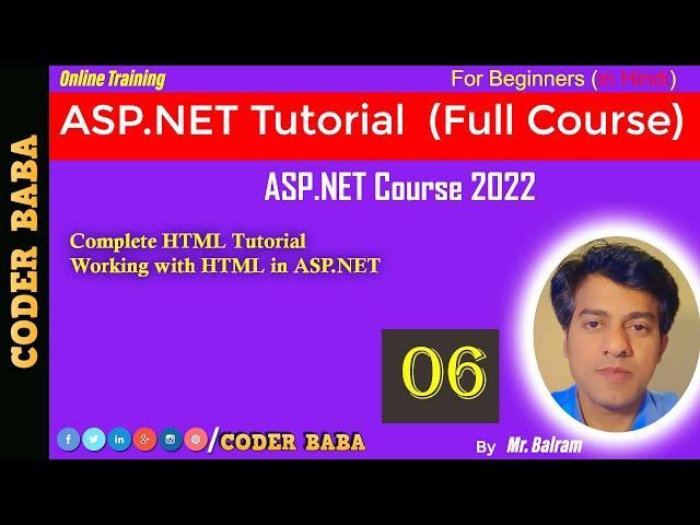 #6 ASP.NET Course 2022 | Learn Complete HTML