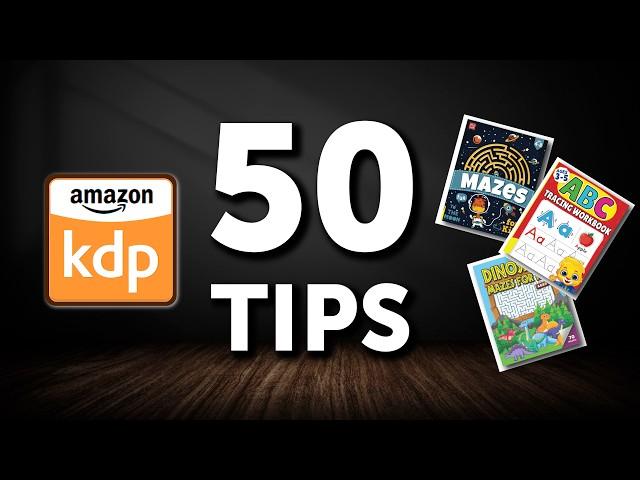 50 Tips from My 5 Years of KDP Experience (Low-Content Publishing)