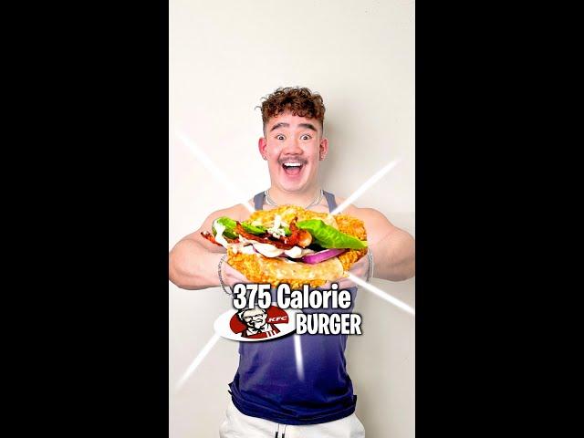 300 Calorie KFC BURGER   (Fitness Recipe)