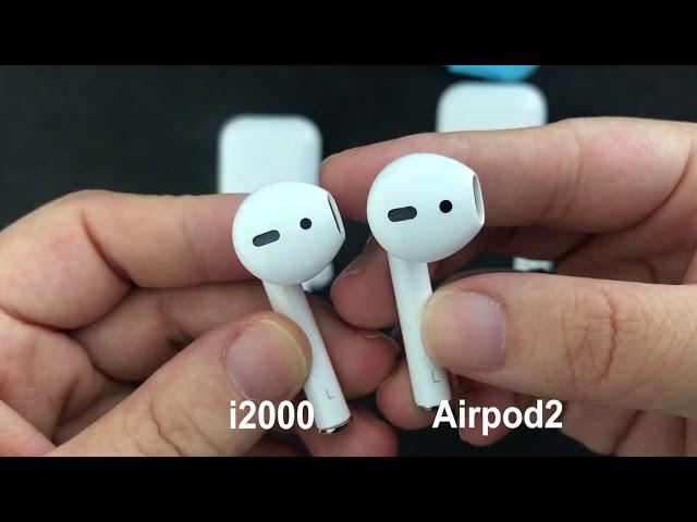 i2000 tws airpods 2 copy fake VS i100 i200 i1000, who is best?