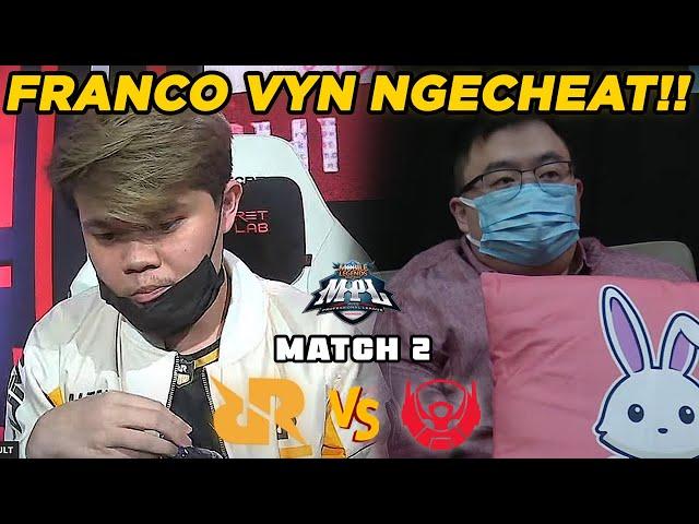 FRANCO VYN TERLALU GILA!! WAJIB DIBAN KALO KAYA GINI MAH!! - RRQ VS BTR MATCH 2