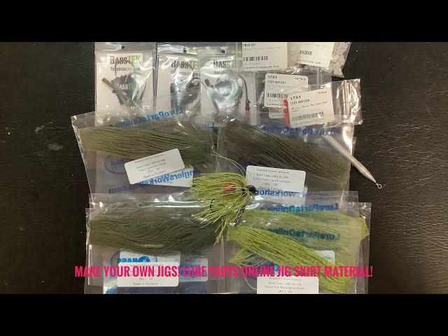 Make Your Own Jigs! Lure Parts Online Skirt Material!