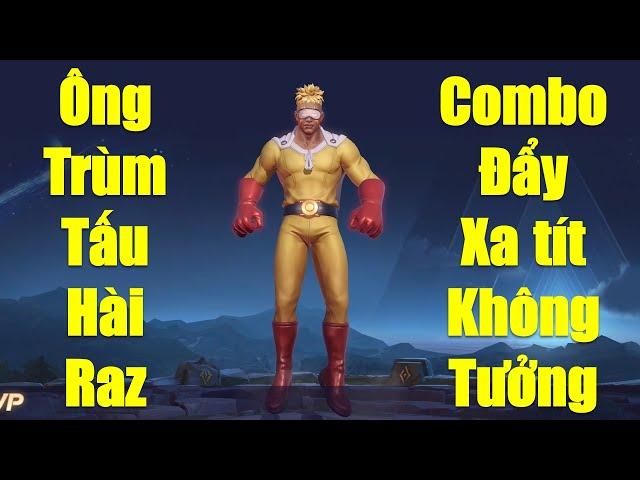 Đầu game bị team địch úp sọt sau đó best Raz bật mod tấu hài